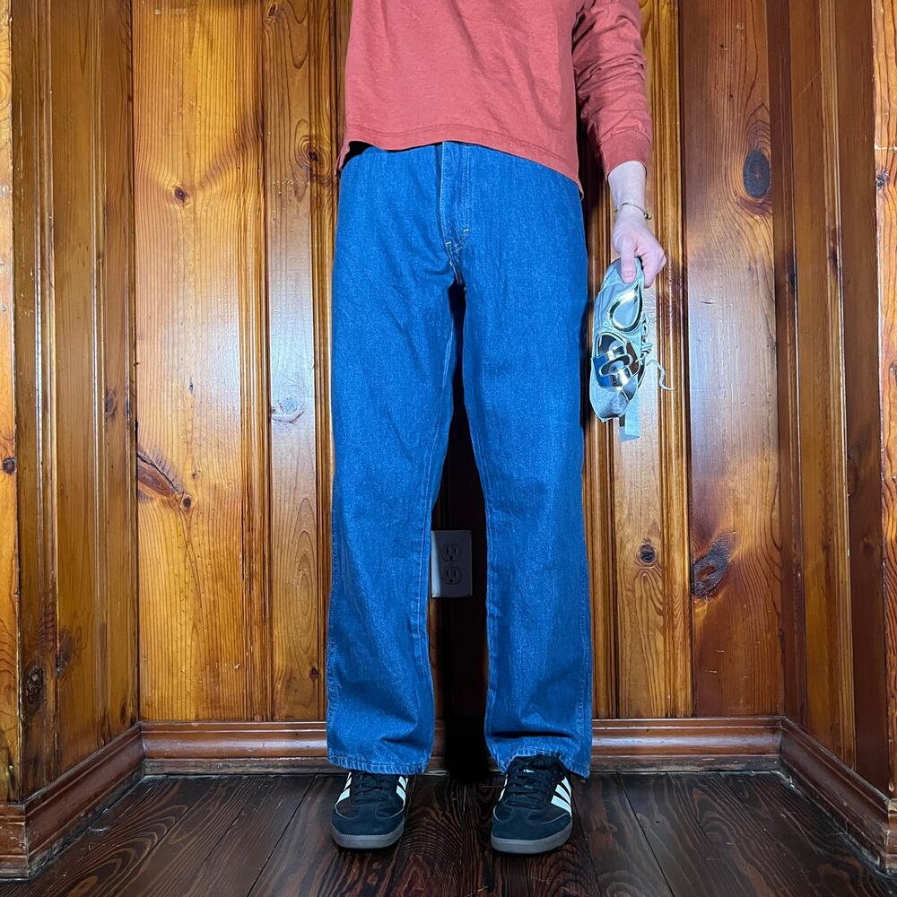 Dickies 38x30 Classic Jeans Blue Relaxed Straight